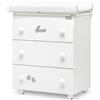 Baby Fashion Cassettiera Fasciatoio Baby Fashion Love Bianco Grigio
