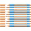 Schneider - Penna a sfera Slider Edge Pastell XB, tratto XB, confezione da 10 pesca