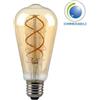 V-TAC LAMPADINA LED E27 4.8W FILAMENTO VINTAGE AMBRATA BIANCO CALDO DIMMERABILE VT-2065D-LED217416