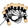 V-TAC CATENA PARTY 4W 10 LAMPADE FILAMENTO LED CALDA 5 METRI IP44 VT-71510-LED212728