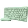 Trust Lyra tastiera Mouse incluso RF senza fili + Bluetooth QWERTY Italiano Verde