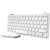 Trust Lyra tastiera Mouse incluso RF senza fili + Bluetooth QWERTY Italiano Bianco