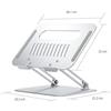 GielleService Supporto da tavolo regolabile Aisens XL 10-17 LPS4XL-181 per laptop/tablet colore argento
