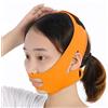 Wytino Cintura dimagrante lifting Riduttore per doppio mento per le donne, V-Line Chin Cheek Lift Up Thin Mask Band Bendaggio antirughe Elimina il rilassamento cutaneo Lifting Rassodante(arancia)