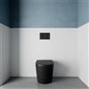 Parama Vaso WC rimless filomuro in ceramica nero opaco con sedile soft-close | Vienna