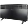 Black & Decker BLACK+DECKER Bxcsh1800E Termoconvettore, 1800 W, Steel, Nero, Comandi Digitali, Spegnimento Automatico