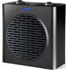 Black & Decker BLACK+DECKER BXSH1500E Termoventilatore, 1500 W, Plastic, Nero Ceramico da Pavimento Spegnimento automatico
