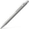 Faber-Castell - Penna a sfera Neo Slim in acciaio inossidabile argento | Elegante penna a sfera con corpo sottile in acciaio inossidabile e minetta di grande capacità M