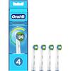 Oral-B Precision Clean Testine di Ricambio con Tecnologia CleanMaximiser, Confezione da 4 Pezzi