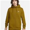 Nike M Nsw Club Hoodie Fz Bb Felpa Uomo Cappuccio Nike Cod. BV2645