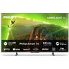 Philips Smart TV 43 Pollici 4K Ultra HD Display LED Ambilight Classe F colore Grigio Antracite - 43PUS8118/12