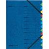 Herlitz 5001128 - Cartellina, formato A4, in colorspan, register 40878 e rubrica A-Z, 355 g/m²