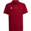 adidas Entrada 22 Short Sleeve Polo Shirt Maglietta, Team Power Red 2, 11-12 anni Unisex - Bambini e ragazzi