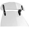 Puig 6320W Visiera Clip-on multiregolabile per cupolino moto con regolazione della posizione e design resistente che migliora la protezione aerodinamica, Trasparente