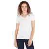 Tommy Hilfiger Tommy Jeans T-shirt Maniche Corte Donna TJW Skinny Scollo a V, Bianco (White), S