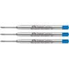 Faber-Castell Mine per penna a sfera (3 pezzi, extra large, blu)