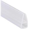 jackfru Guarnizione doccia 200 cm, guarnizione per porta in vetro da 6 mm, guarnizione di ricambio in PVC per doccia, impermeabile o guarnizione per box doccia (a forma di U, 6 mm)