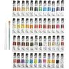 PEBEO Pébéo - Acrilici da studio - Set 48 tubetti 20 Ml colori assortiti + accessori - Kit di pittura acrilica per artisti e principianti - Pennelli + spatola + tela - Colori luminosi