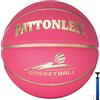 PATTONLEX Palla da Basket Nero Rosa Pallone Basket Taglia 6 Outdoor Street Indoor Basketball con Pompa