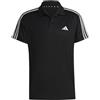 adidas TR-es PIQ 3polo Polo, Nero/Bianco, M Uomo