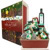 Valle del Crati ECCELLENZE GASTRONOMICHE Valle del Crati Cesto Natalizio con 10 Prodotti Tipici Calabresi | Confezione Regalo di Natale con Olio Biologico, Salsiccia, Pecorino, Nduja, Dolci, Creme, Sottoli ed altro | Cesta Regalo Natale