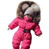 ADMAY Caldo e confortevole inverno 2023 Y2*K Cappotto con cappuccio Baby Warm Jacket Pagliaccetto Boy Girl Tuta Infant Outfit Winter Thick Boys Outfits & Set Giacca Piombo (Red, 24 Months)