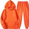 Modaworld Tuta Uomo 2 Pezzi Tuta Sportiva Felpa con Tuta Uomo Completo Felpa con Jogging Tuta Felpata Cotone Tracksuit Autunno Inverno