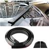 JNNJ Spoiler Posteriore Auto in Gomma Impermeabile, Autoscontro Striscia Labbro, Adesivo Protector Universale Dello Spoiler, Strisce Del Labbro Dello Spoiler Del Tetto Dell'automobile(Nero-Lucido)
