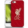 Head Case Designs Licenza Ufficiale Liverpool Football Club Home 2021/22 Custodia Cover in Morbido Gel Compatibile con Apple iPhone 5 / iPhone 5s / iPhone SE 2016