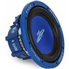 Pyle 1 PYLE PLBW84 blu subwoofer auto da 300 watt rms e 600 watt max 8 20 cm 200 mm woofer dvc doppia bobina 4 + 4 ohm sub cofano auto spl, 1 pezzo
