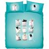 Bassetti Completo Letto Copriletto Matrimoniale 2 PIAZZE Linea Natura 100% Cotone Made in Italy