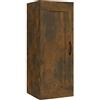 Tidyard Armadietto pensile con 1 anta, armadietto alto da parete, libreria, bagno, 35 x 34 x 90 cm (larghezza x profondità x altezza)