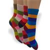 PASINI FASHION 4 Paia - Calze da donna corte a righe con angora - Collezione LADY BUNNY - soffici, calde e confortevoli (35-38)