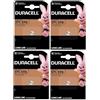 Duracell 4X Duracell 371/370 SR920 Con Ossido D'Argento (4 Blister Da 1 Batteria) 4 Pile