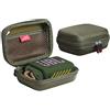 Hermitshell Custodia rigida da viaggio per altoparlante portatile impermeabile JBL Go 4 / JBL GO 3 (verde militare)
