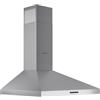 Wiggo A630P - Cappa aspirante 60 cm, 680 m³/h, per grandi cucine, 3 livelli di aspirazione, classe di efficienza energetica A, con 2 filtri a carbone, cappa aspirante a parete in acciaio inox