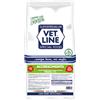 Vet Line Secco Monoproteico Cane Junior Accrescimento Pesce - 3 Kg Croccantini per cani