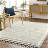 Livabliss Amarillo Tappeto Salotto Moderno per Casa, Sala da Pranzo e Cucina Tappeto Geometrico Astratti Neutri Aztechi Stile Boho, leggera da Pulire, Ampio 167x220cm, Beige, Grigio Chiaro