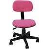 furniturer regolabile tessuto Mid-Back Ufficio sedia da ufficio in rosa