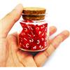 BESCON DICE Bescon Standard Sized Transparent Red D4 Dice 20pcs Healing Potion Bottle, 20pcs D4 Health Potion Dungeons and Dragons Accessory