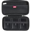 Hermitshell - Custodia rigida da viaggio per SSD portatile Samsung T7/T7 Touch, 1 TB, 2 TB, 500 GB, USB 3.2, unità a stato solido esterna (custodia per 3 hard disk, nero)