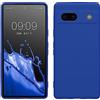 kwmobile Custodia Compatibile con Google Pixel 7a Cover - Back Case per Smartphone in Silicone TPU - Protezione Gommata - blu baltico
