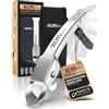 KLRStec Kit Attrezzi Silicone 4 in 1, Raschietto Rimuovi Silicone e Fughe