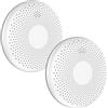 Aroha Safety Pro Rilevatore Di Fumo E Monossido Di Carbonio - Batteria Da 10 Anni - Allarme Antincendio & Rilevatore Monossido Di Carbonio - 2 pezzi
