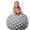 Ianulus Borsa Portaoggetti per Giocattoli Peluche, Sacco Stoccaggio Bambini, Pouf in Peluche, Tela Grande Pouf Sacco per Animali Peluche, Comodo Morbido, per Bambini Leggere e Conservare i Giocattoli（22 in）