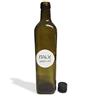 Italy Green Life 6 Bottiglie Vuote per Olio Italiane in Vetro Scuro Marasca UVAG ad Alta Conservazione da 750ml con Tappo Ermetico e Salvagoccia per Olio, Liquore, 6 Bottiglie da 0.75L - Made in Italy