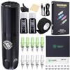 Dragonhawk X3 Kit Macchina Per Tatuaggi Senza Fili Batteria 1500mAh | 10 Cartucce Per Tatuaggi, Kit Completo Senza Fili, Per Principianti