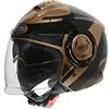 Premier Casco moto Premier COOL OPT 19, Nero/Oro, L