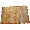 P'Tit Clown - 20019 - Mappa del Tesoro - Treasure, Gold Map - Accessorio per Decorazione Compleanni Bambini, Carnevale, Halloween, Caccia al Tesoro - 29 x 45 cm