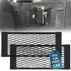 MyGadget 2x Rete Portabagagli Auto con Velcro [ 25 x 80 cm ] - Portaoggetti Universale per Bagagliaio - Porta-Accessori Organizzatore per Bottiglie Estintori ecc.
